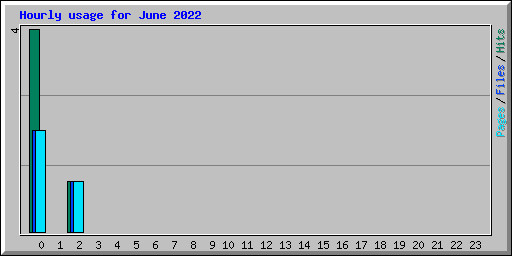 Hourly usage for June 2022